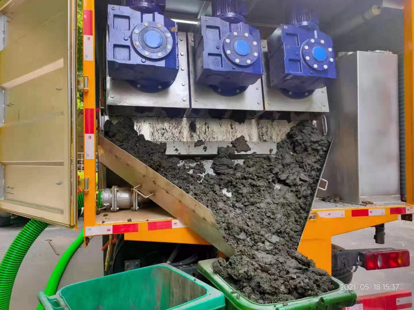 岳口镇化粪池清掏城市维护站-泥浆净化干湿分离处理